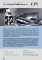 Laboratory wheel gauging system R2010-1