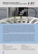 Passenger car wheel gauging system R2010-1