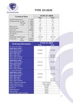 EV-series:  Single stage oil rotary vane vacuum pumps - 12