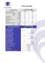 EV-series:  Single stage oil rotary vane vacuum pumps - 16