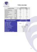 EV-series:  Single stage oil rotary vane vacuum pumps - 20