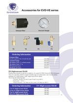 EVD-VE series:  Small oil rotary vane vacuum pumps - 13