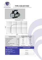 EVD-VE series:  Small oil rotary vane vacuum pumps - 3