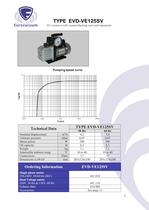 EVD-VE series:  Small oil rotary vane vacuum pumps - 4