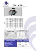 EVD-VE series:  Small oil rotary vane vacuum pumps - 6