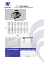 EVD-VE series:  Small oil rotary vane vacuum pumps - 7