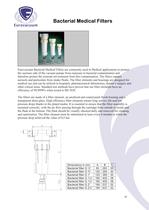 EVFL-series:  Filters for vacuum pumps & compressors - 10