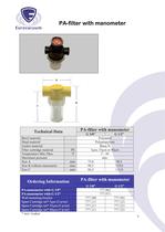 EVFL-series:  Filters for vacuum pumps & compressors - 6