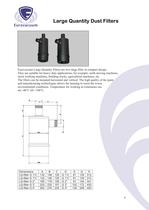 EVFL-series:  Filters for vacuum pumps & compressors - 8