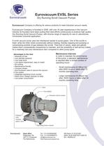 EVSL-series:  Dry running Scroll vacuum pumps - 2