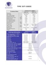 EVT-series:  Turbo Molecular High vacuum pumps - 11