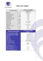 EVT-series:  Turbo Molecular High vacuum pumps - 17