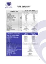 EVT-series:  Turbo Molecular High vacuum pumps - 21