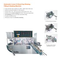 Automatic Linear 6-Head Cup Rinsing, Filling & Sealing Machine - 1