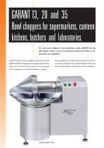 Bowl Choppers ... only from MADO! GARANT. For small batches. - 2