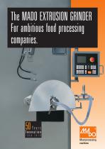 The MADO EXTRUSION GRINDER For ambitious food processing companies. - 1