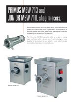 Mincing . . . only with MADO. JUNIOR, PRIMUS, ESKIMO and OPTIMO, shop mincers. - 5