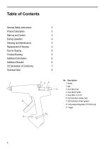 Glue Gun TR 500 / 501 / 502 / 505 / 101-2