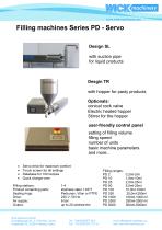 Filling machines Series PD - Servo - 1