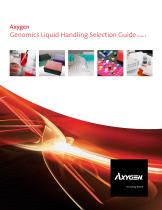 Axygen Genomics Liquid Handling Selection Guide Issue I - 1