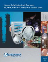 Heavy Duty and Industrial Control Dampers - HB, HPR, HCD, HSD, & HTD Series-1