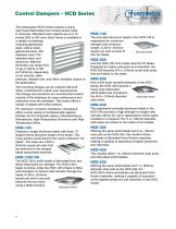 Heavy Duty and Industrial Control Dampers - HB, HPR, HCD, HSD, & HTD Series-4