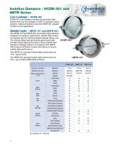 Heavy Duty and Industrial Control Dampers - HB, HPR, HCD, HSD, & HTD Series-8