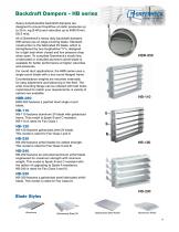 Heavy Duty and Industrial Control Dampers - HB, HPR, HCD, HSD, & HTD Series-9