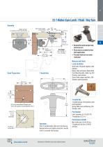 E5 T-Roller Cam Latch · Flush · Key Turn - 1