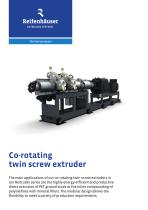 Co-rotating twin screw extruder-1
