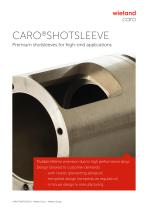 CARO®SHOTSLEEVE Premium shotsleeves for high-end applications-1