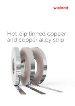 Hot-dip tinned copper and copper alloy strip-1