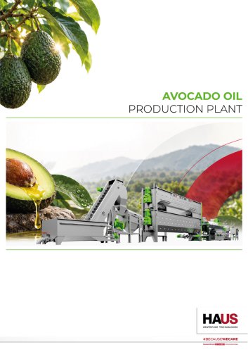 AVOCADO OIL PLANT