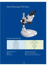 Fixed Lens Stereo Microscope XTD series