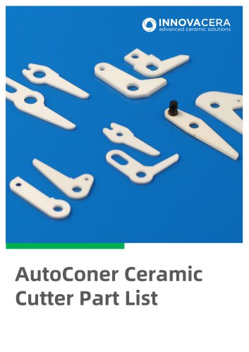 AutoConer Ceramic Cutter Part List 2026