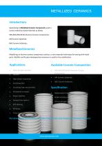 METALLIZED CERAMICS INSULATOR|Innovacera - 1