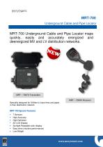 MRT-700: Undergound Pipe and Cable Locator - 1