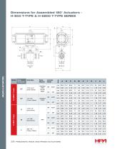 HPA Pneumatic Rack & Pinion Actuators-10