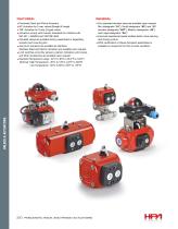 HPA Pneumatic Rack & Pinion Actuators-2