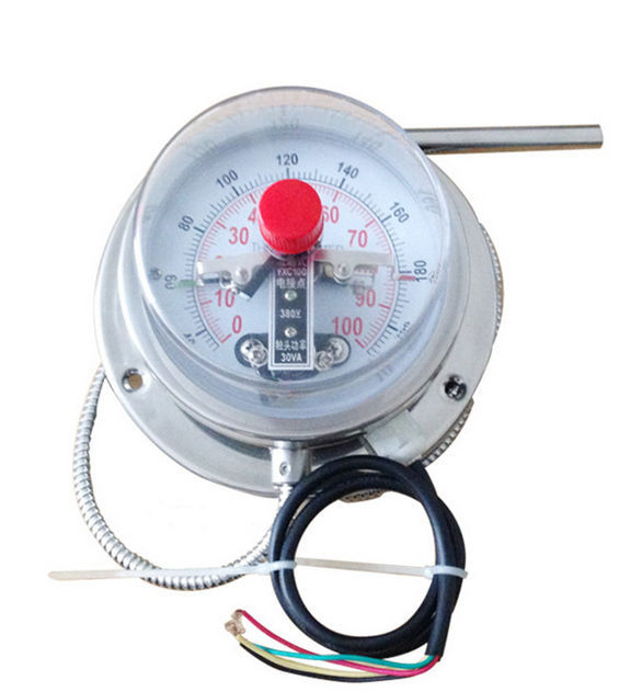 Termômetro de expansão de gás com capilar WTZ288 Shanghai