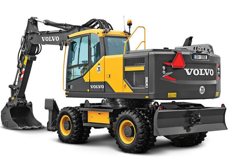 Escavadeira de médio porte - EW180E - Volvo Construction Equipment