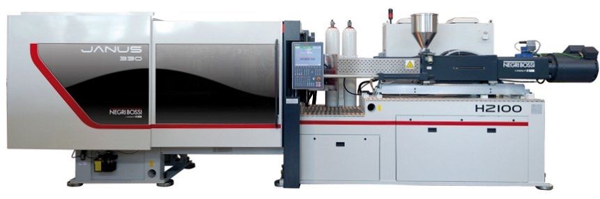 Máquina injetora horizontal - 1 300 kN | JANUS VJ130 - NEGRI BOSSI