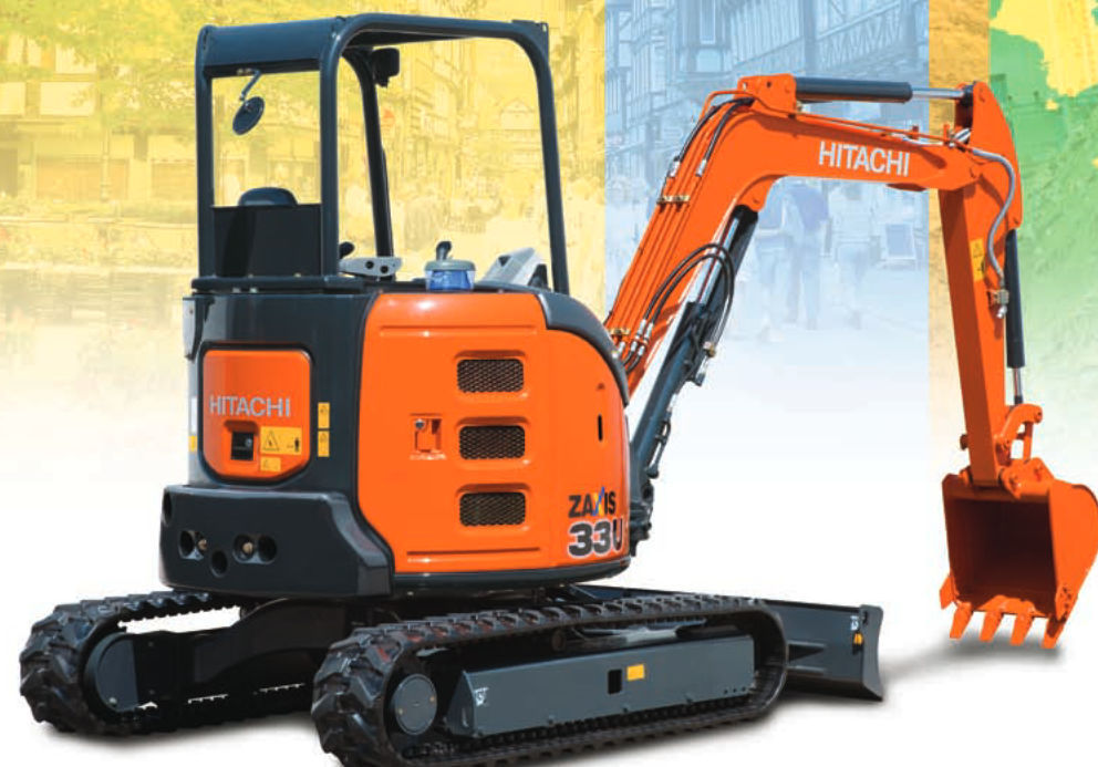 Miniescavadeira - ZX33U-5A - HITACHI Construction Machinery - de