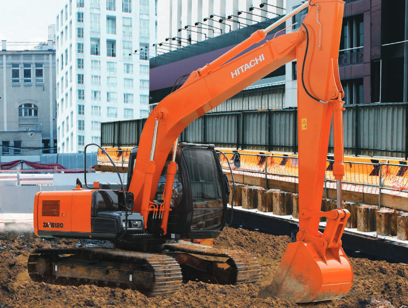 Escavadeira de médio porte - ZX160LC-5G - HITACHI Construction
