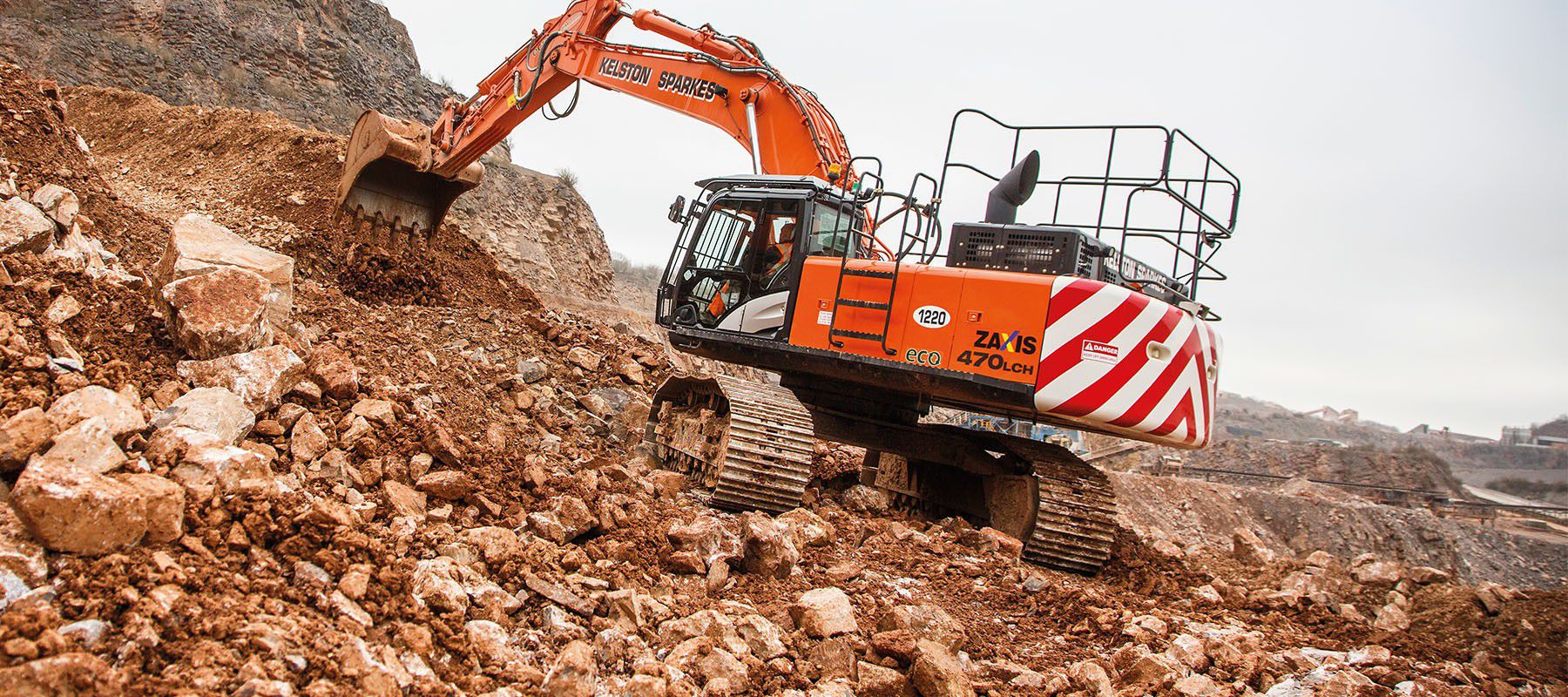 Escavadeira grande - ZX470LCH-5G - HITACHI Construction Machinery