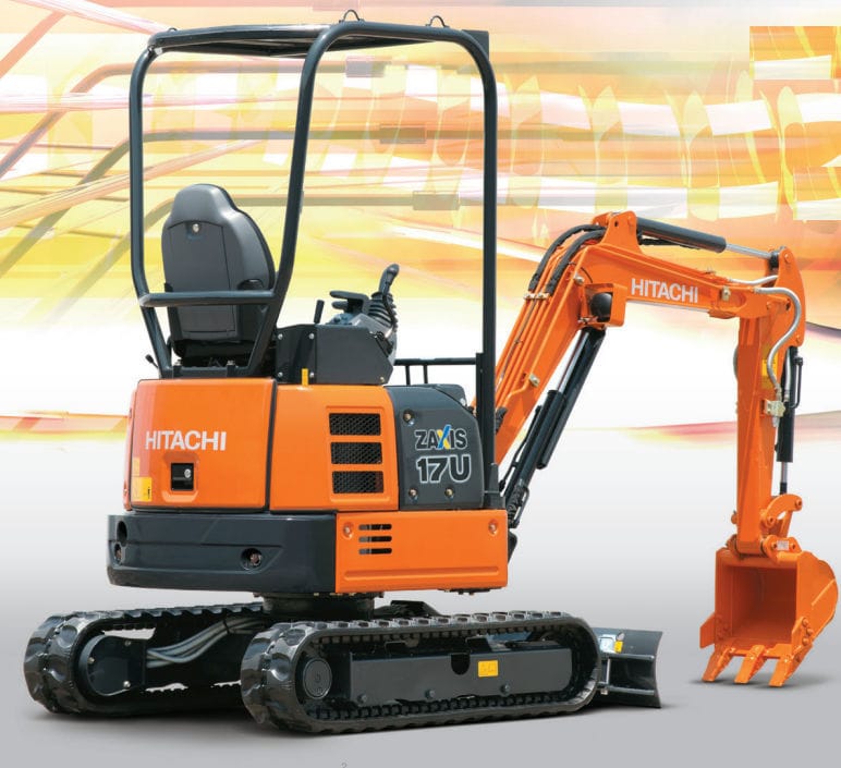Miniescavadeira - ZX17U-5A - HITACHI Construction Machinery - de