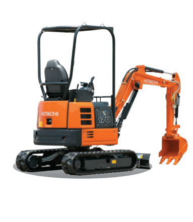 Miniescavadeira - ZX17U-5A - HITACHI Construction Machinery - de