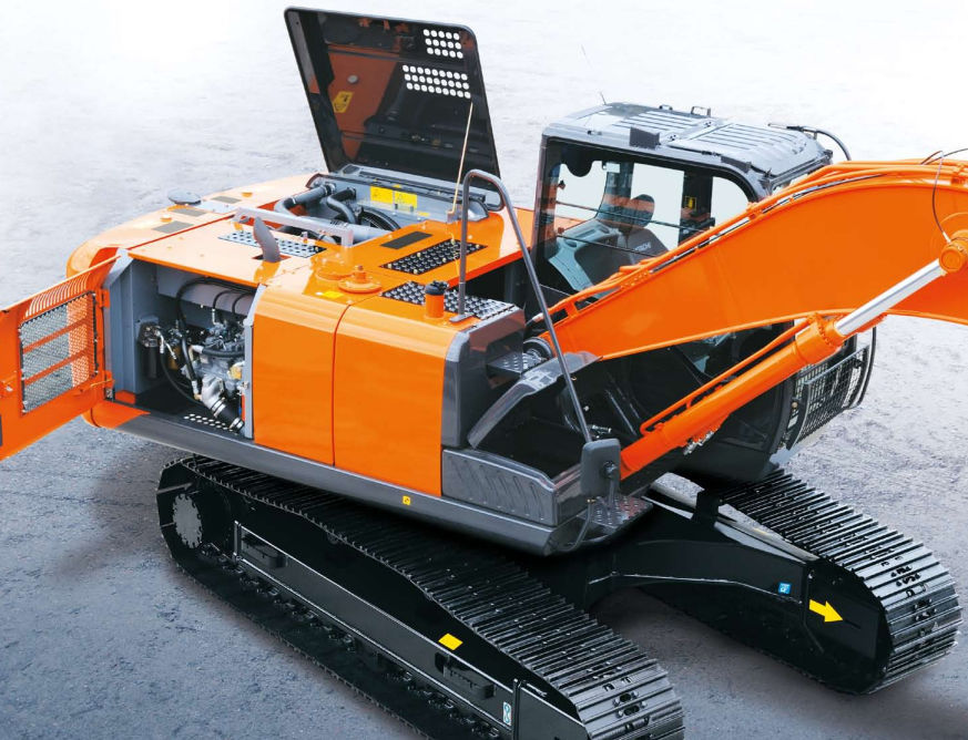 Escavadeira de médio porte - ZX210LC-5G - HITACHI Construction