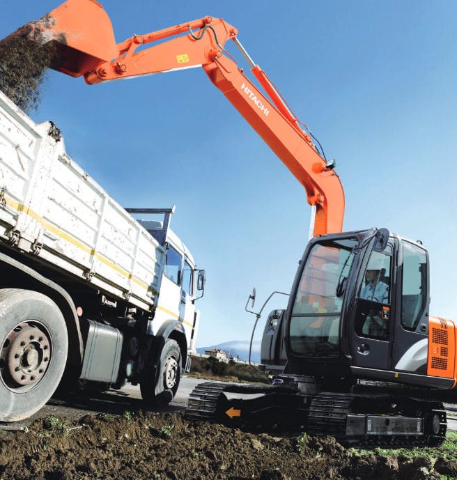 Escavadeira de médio porte - ZX70-5G - HITACHI Construction