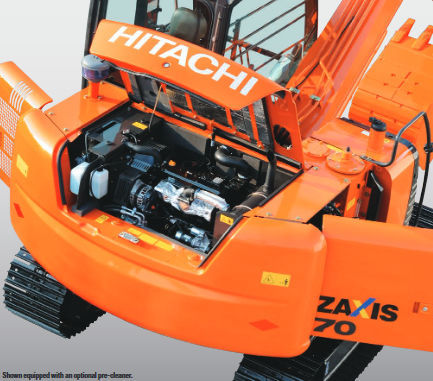 Escavadeira de médio porte - ZX70-5G - HITACHI Construction